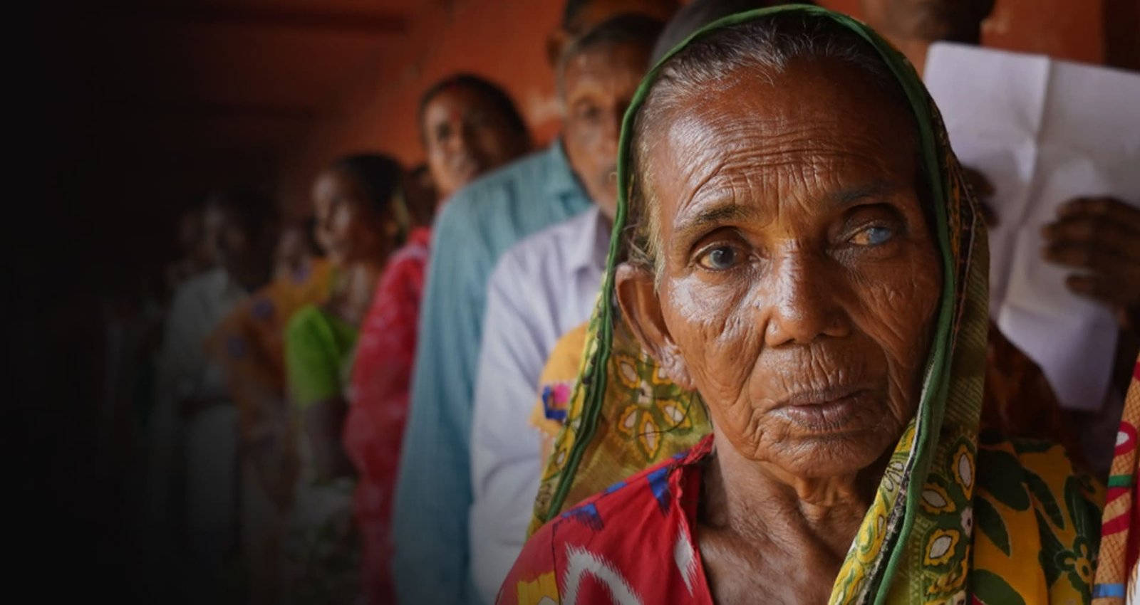 Elderly patients waiting for eye consultation