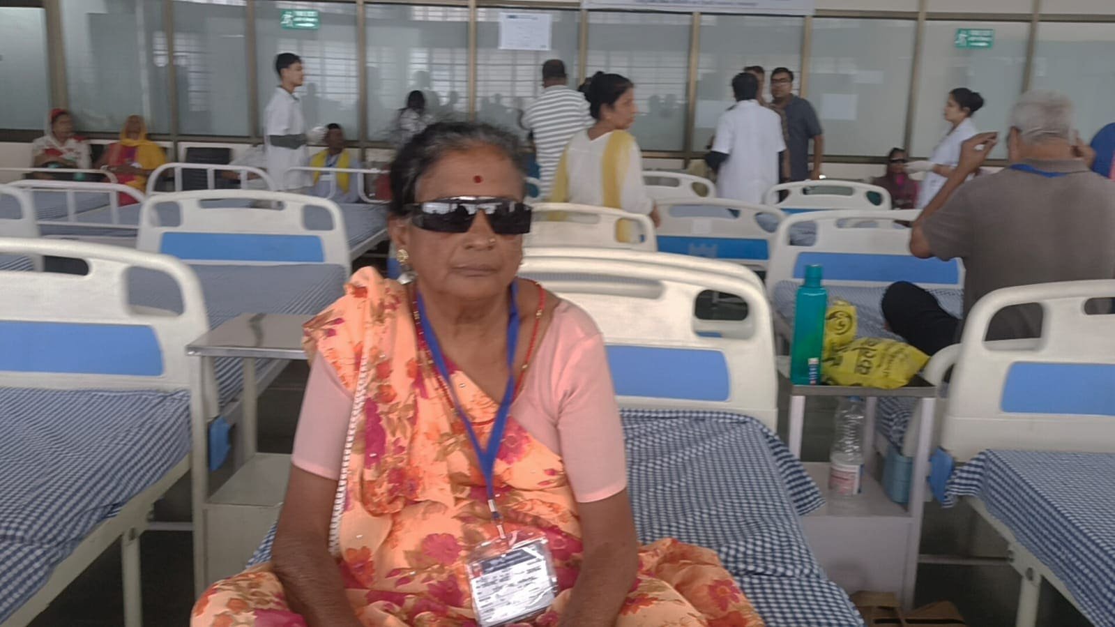 Free Eye Check-up Camp crowd
