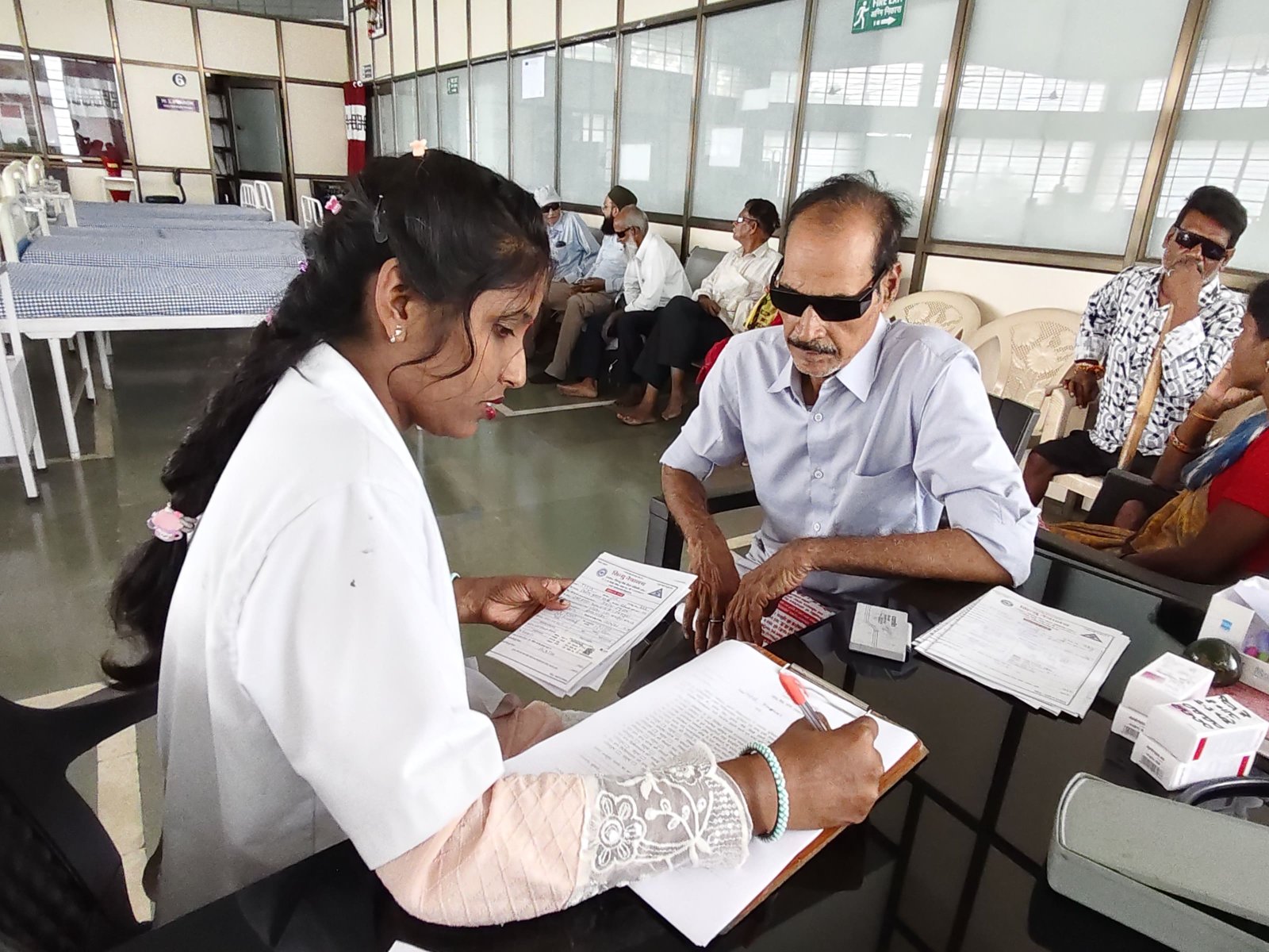 Medical team checkup
